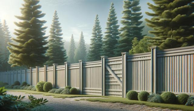 Use Plastic wood fences to decorate your garden