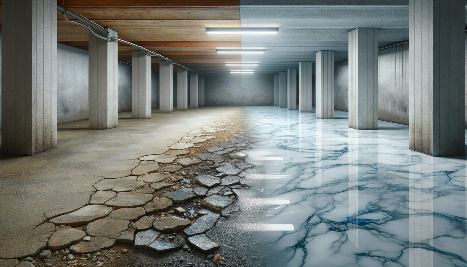 Floor broken and unsightly? Discover the convenience of water-based epoxy waterproof floor paint
