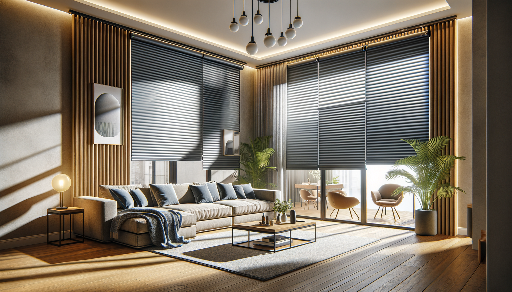 Create a Darker Space with Blackout Blinds!