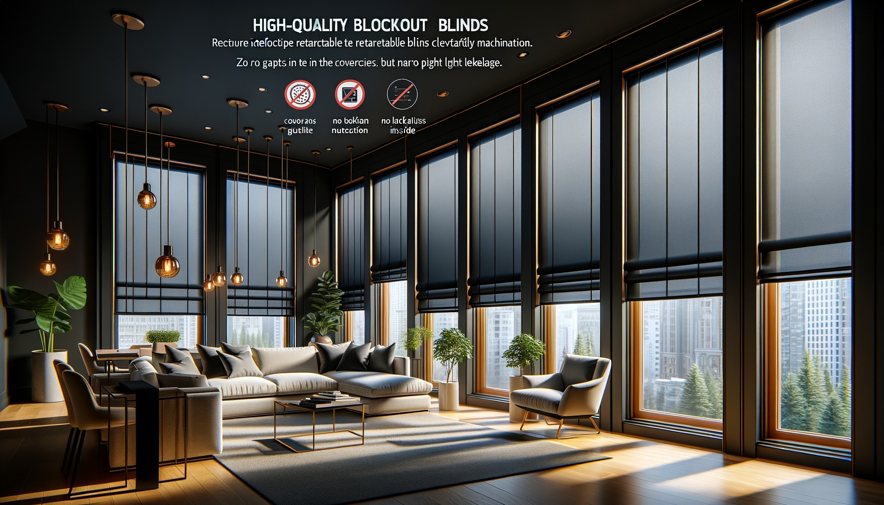 Say Goodbye to Gaps with Seamless Blackout Blinds