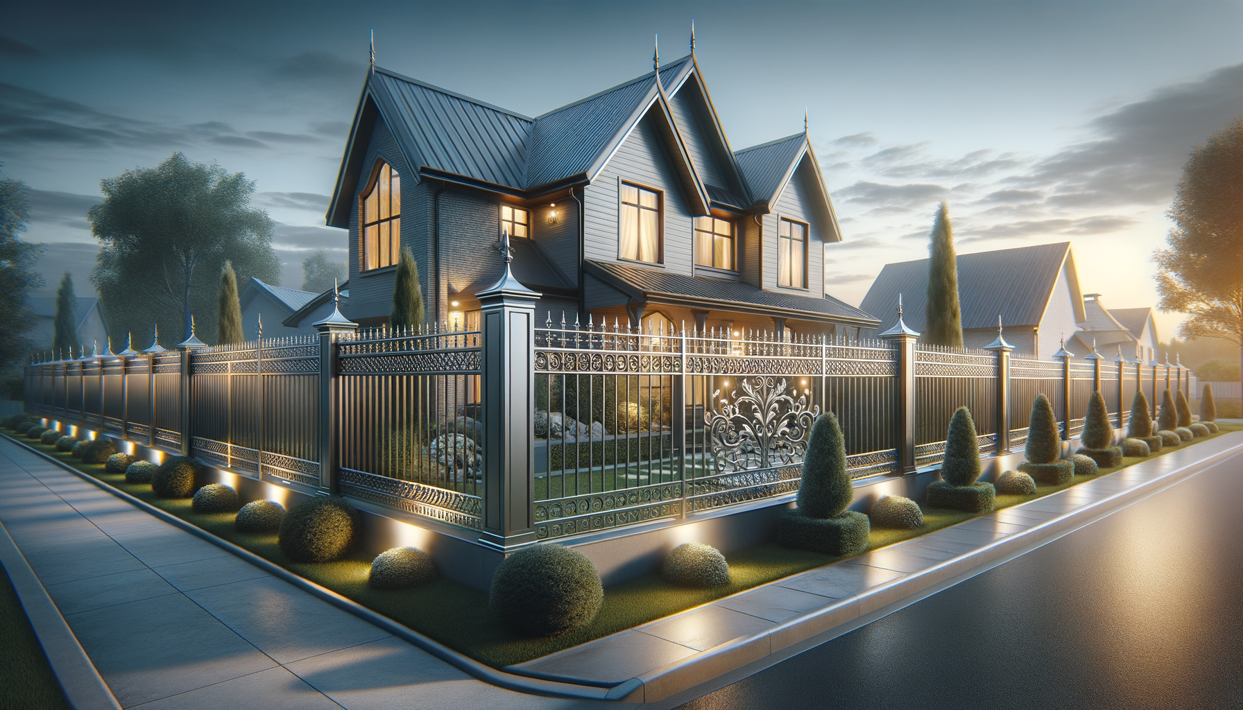 Home Security and Aesthetics with Aluminum Fencing