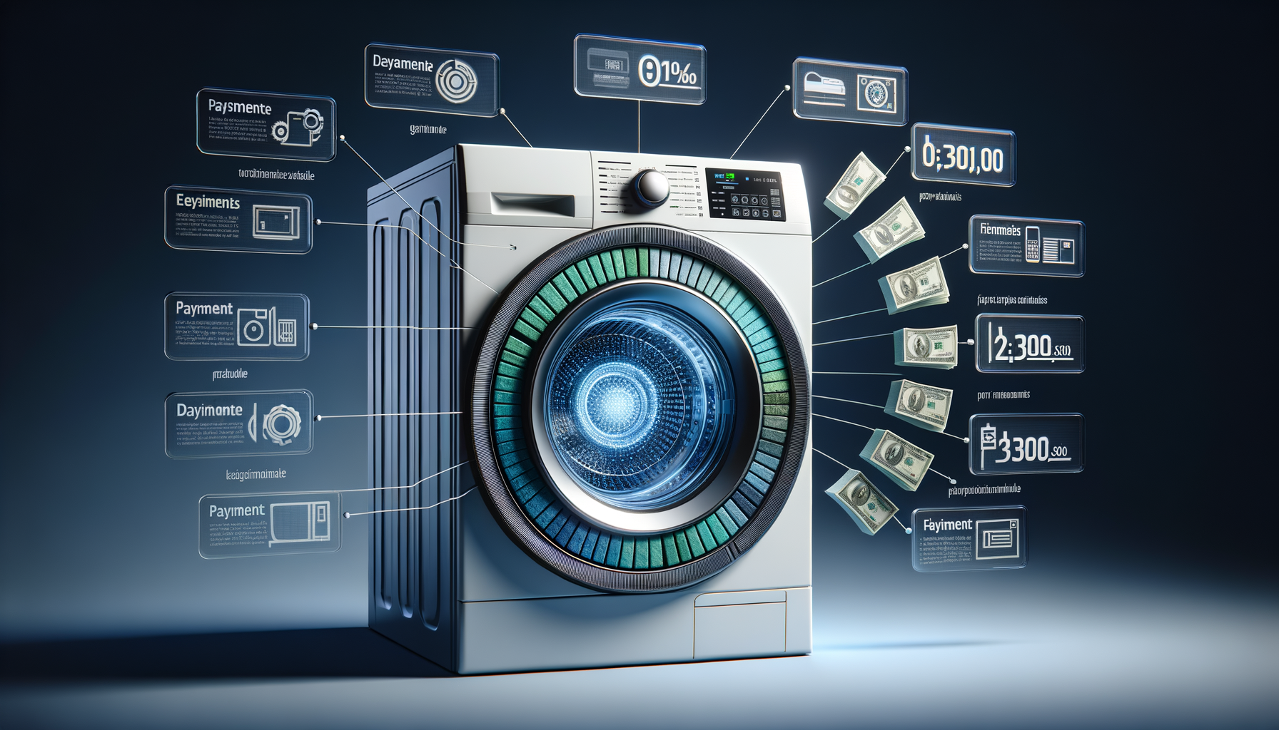 Options de paiement flexibles pour les machines à laver