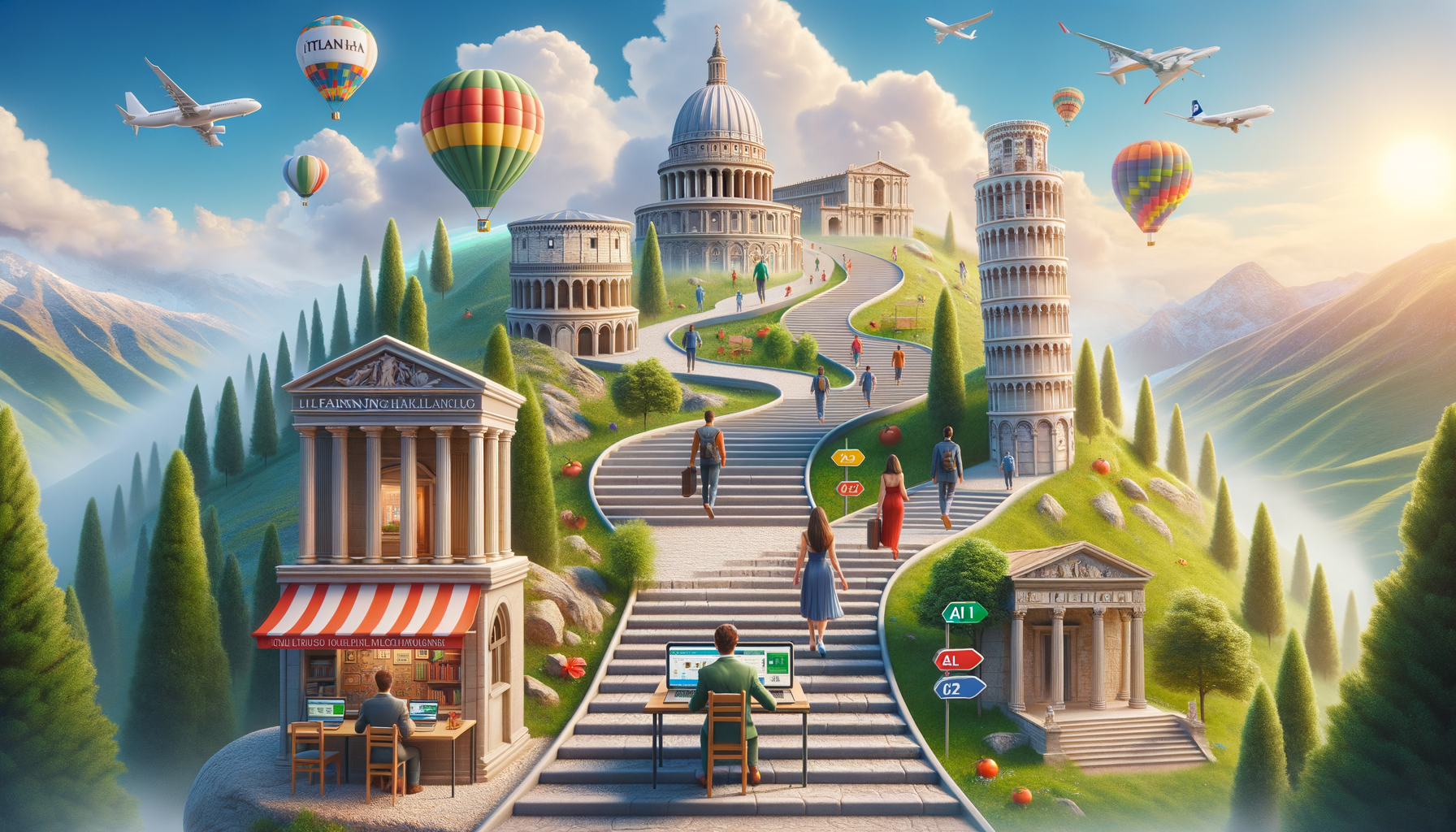 Corsi di italiano online: inizia il tuo percorso di apprendimento dell’italiano! Disponibili ai livelli A1 e C2.